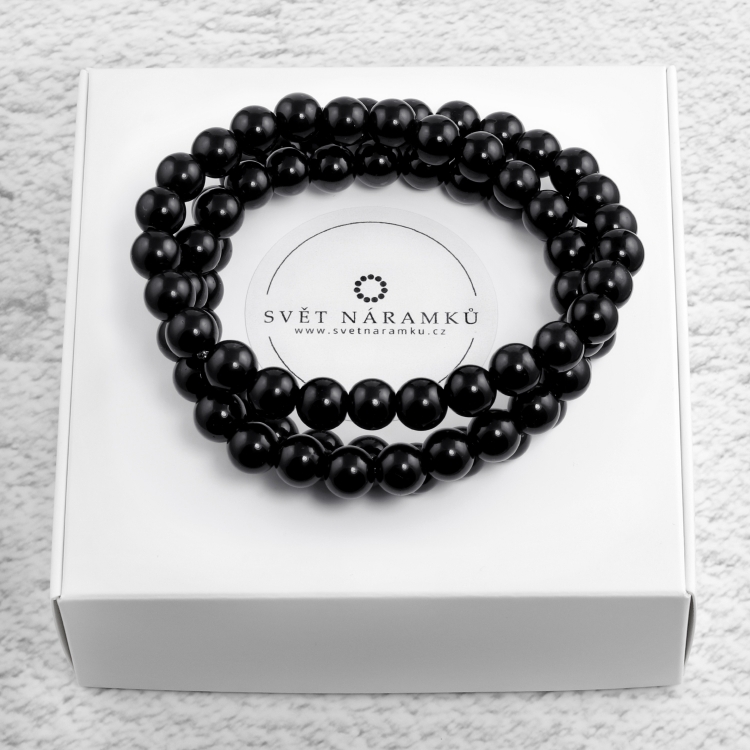 Náramek Buddha Black Triple