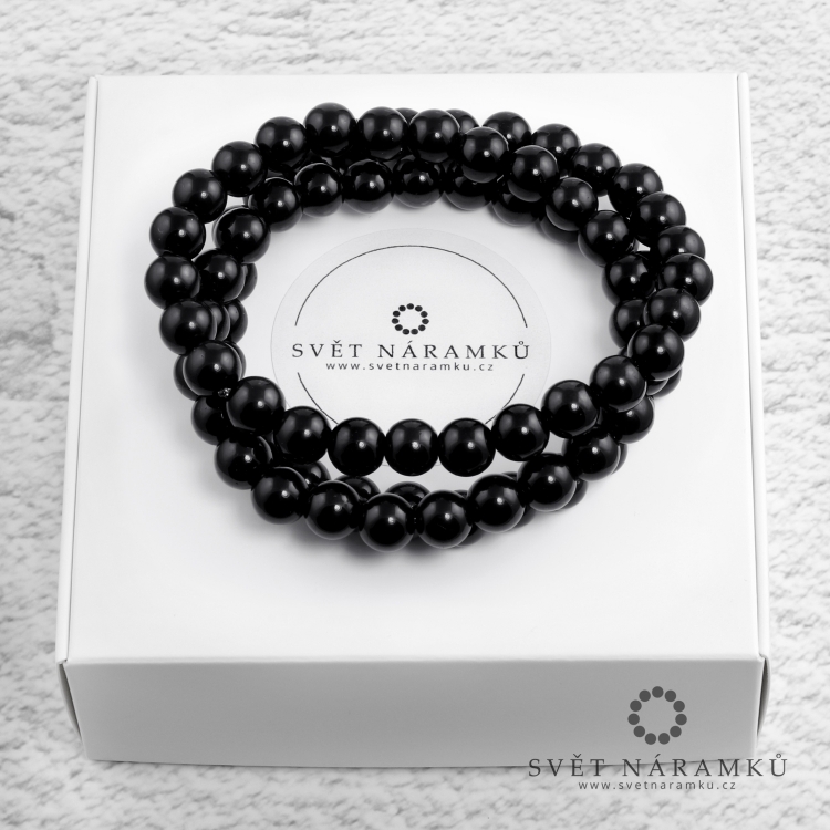 Náramek Buddha Black Triple