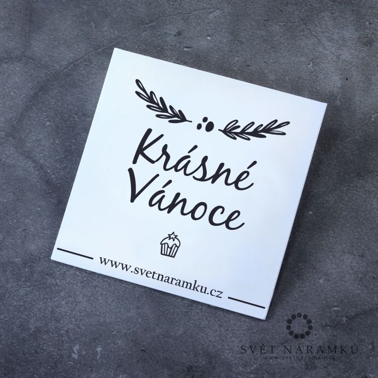 Krásné Vánoce - Dárková kartička