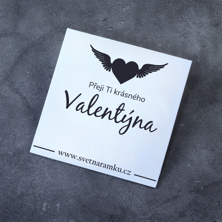 Krásného Valentýna - Dárková kartička