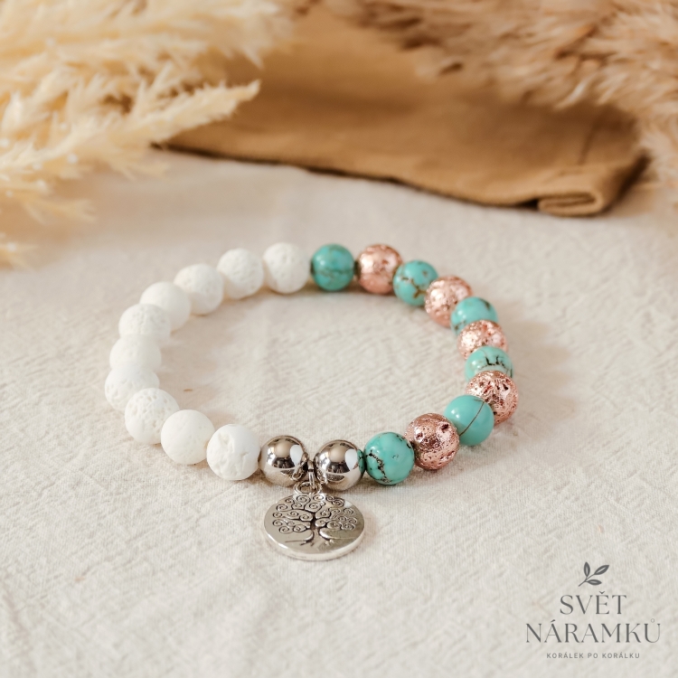 Náramek z minerálů LOVELY GIRL