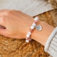 Náramek z minerálů LUXURY WHITE