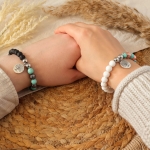 Párové náramky z kamenů a minerálů